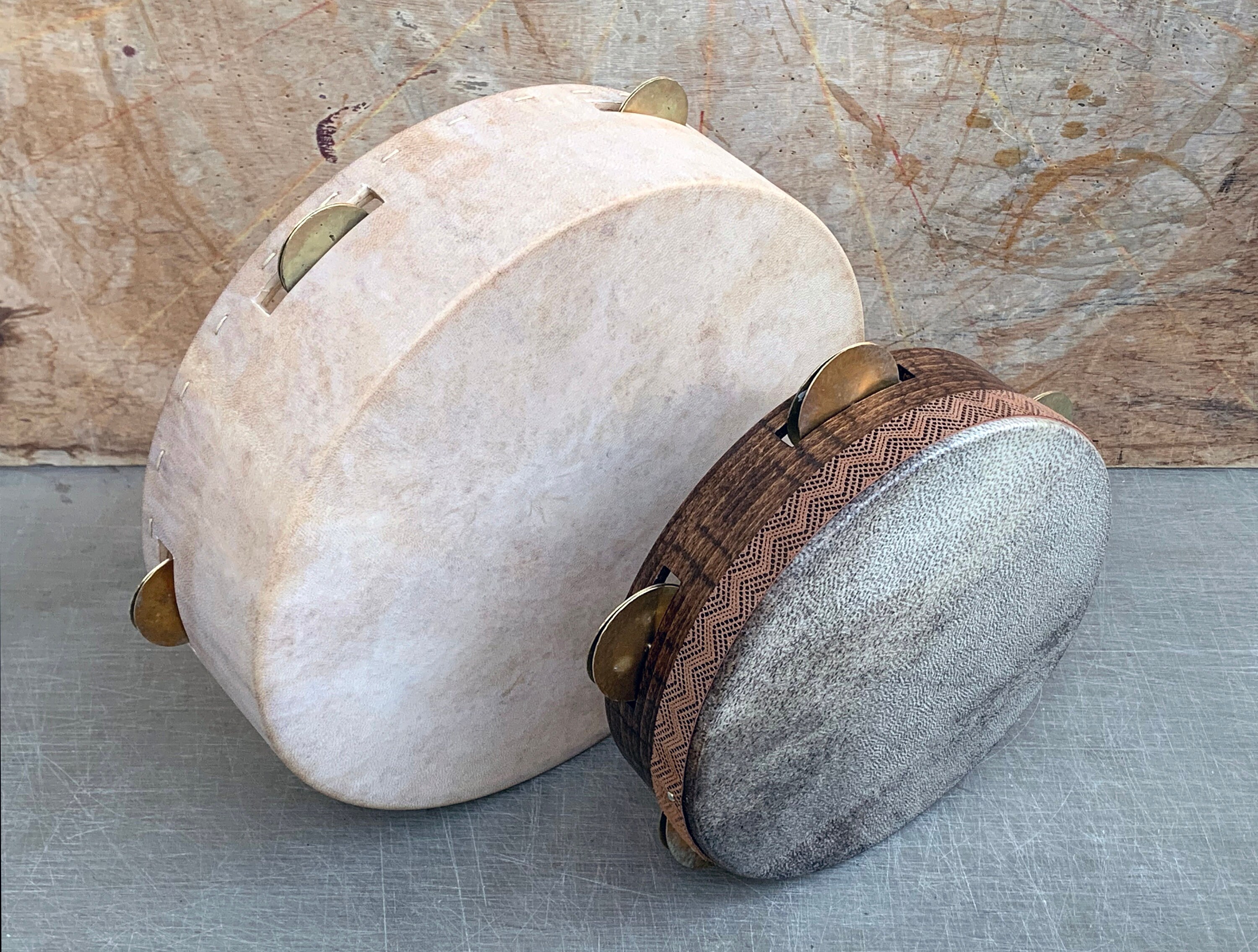 Small Tambourine Riq 9in/22cm Timbrel Tamborello Pandeiro Etsy