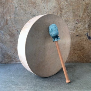 Shamanic Drum: 35cm Spirit Meditation Drum with Beater