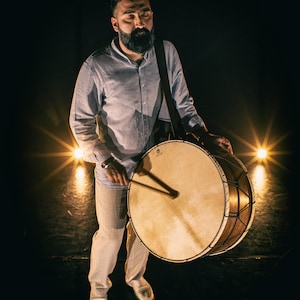 Davul Drum - 18in/45cm - Tapan Daouli Rope Drum Tof Dhol Νταούλι- by KleoDrums -