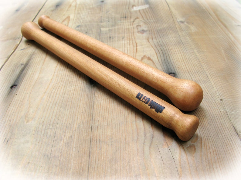 Drum Mallet Drum Beater Thick Drumstick Beechwood Tapan Etsy