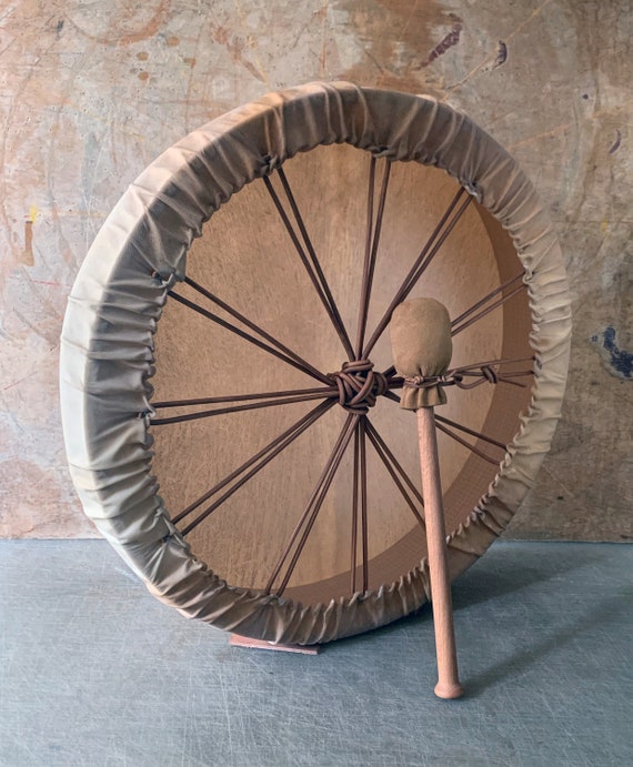 Tunable Shamanic Drum 18in/45cm Spirit Drum With Air Tuning Σαμανικο  Τύμπανο Κουρδιζόμενο Kleodrums 