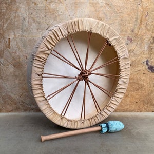 Σαμάνικο Τύμπανο 16in/40cm - Shamanic Framedrum Shaman Drum - Solid Beechwood by KleoDrums