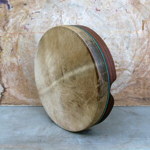 16in/40cm Tunable Bendir KleoDrums Framedrum Air Tuning Dark Walnut Finish Μπεντίρ Κουρδιστό με Σαμπρέλα κατ. Κλειώ Ξηρού image 6