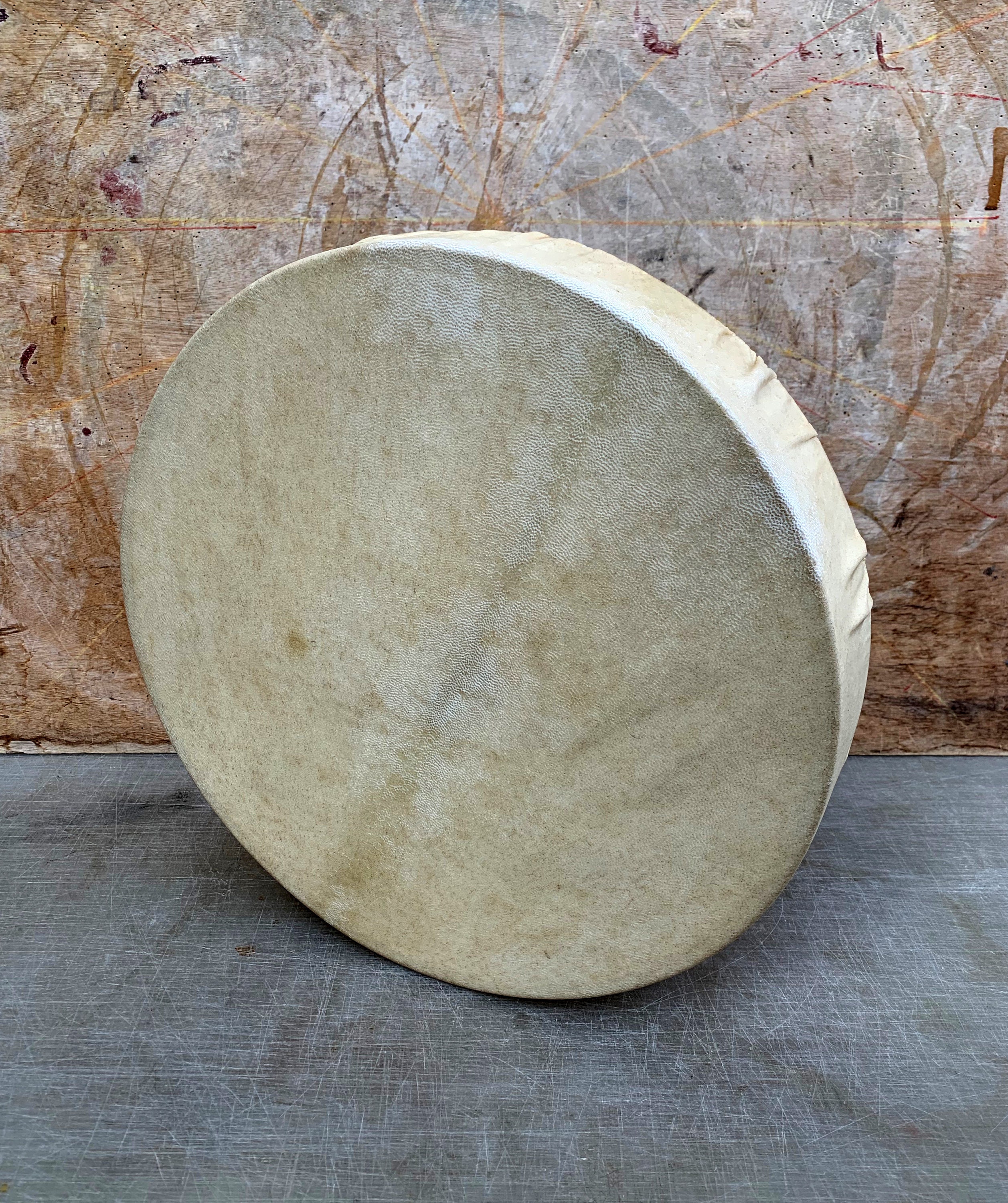 Large Shaman Drum 45cm/18in Shamanic Framedrum Solid Wood Meditation Trance  Drum Leather Lacing -  Finland