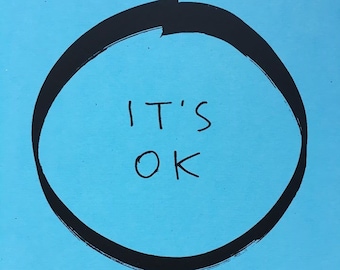 It's OK screenprint