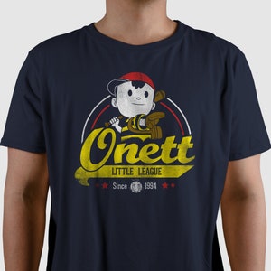 Onett Little League l Earthbound l Mother l RPG l SNES l Video Games l T shirt l Ness l Baseball