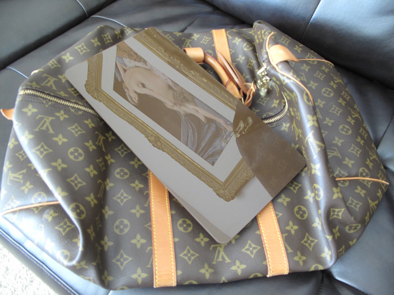 Louis Vuitton Vintage 1991 Monogram Keepall 55 Duffle Bag – I MISS YOU  VINTAGE