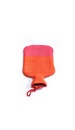 Hot water bottle dressed in pure cashmere! bellywarmer, pain relief, relaxing, bright pink and orange red, wintertime, lounge, luxury 