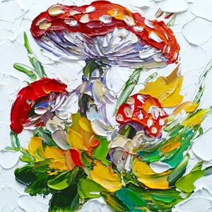 Fly Agaric Painting Original mushroom