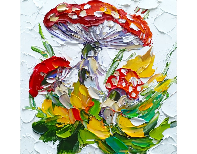 Fly Agaric Painting Original mushroom