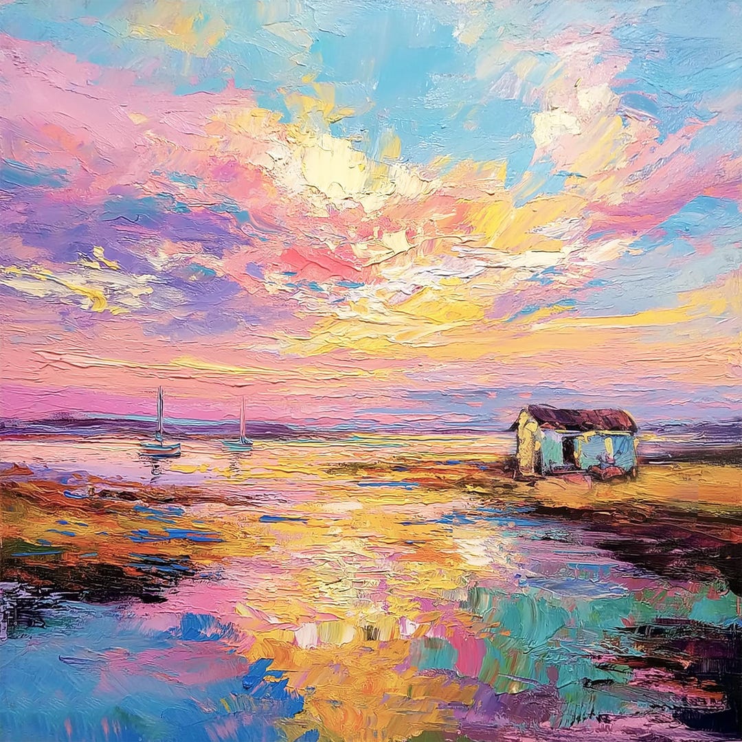 Kinsale Ireland Painting: Original Impasto Oil Landscape Art - Etsy