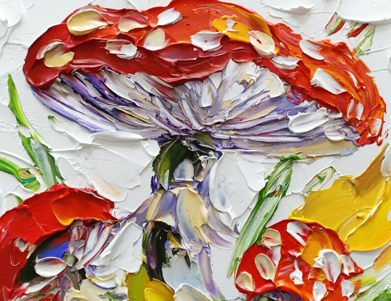 Mushroom painting original