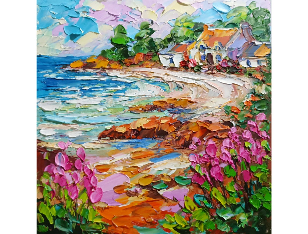 Kinsale Painting Ireland Original Art Impasto Oil Landscape Artwork - Etsy