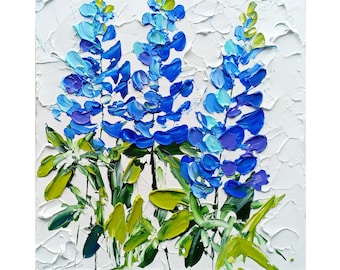 Bluebonnet painting on sale