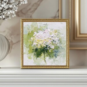 Hydrangea Painting Impasto Original Art Floral Oil Artwork - Etsy