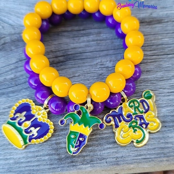 mardi gras charms for jewelry making