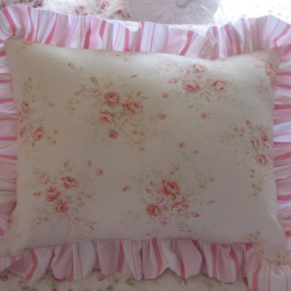 Shabby Chic Ruffle Pillow