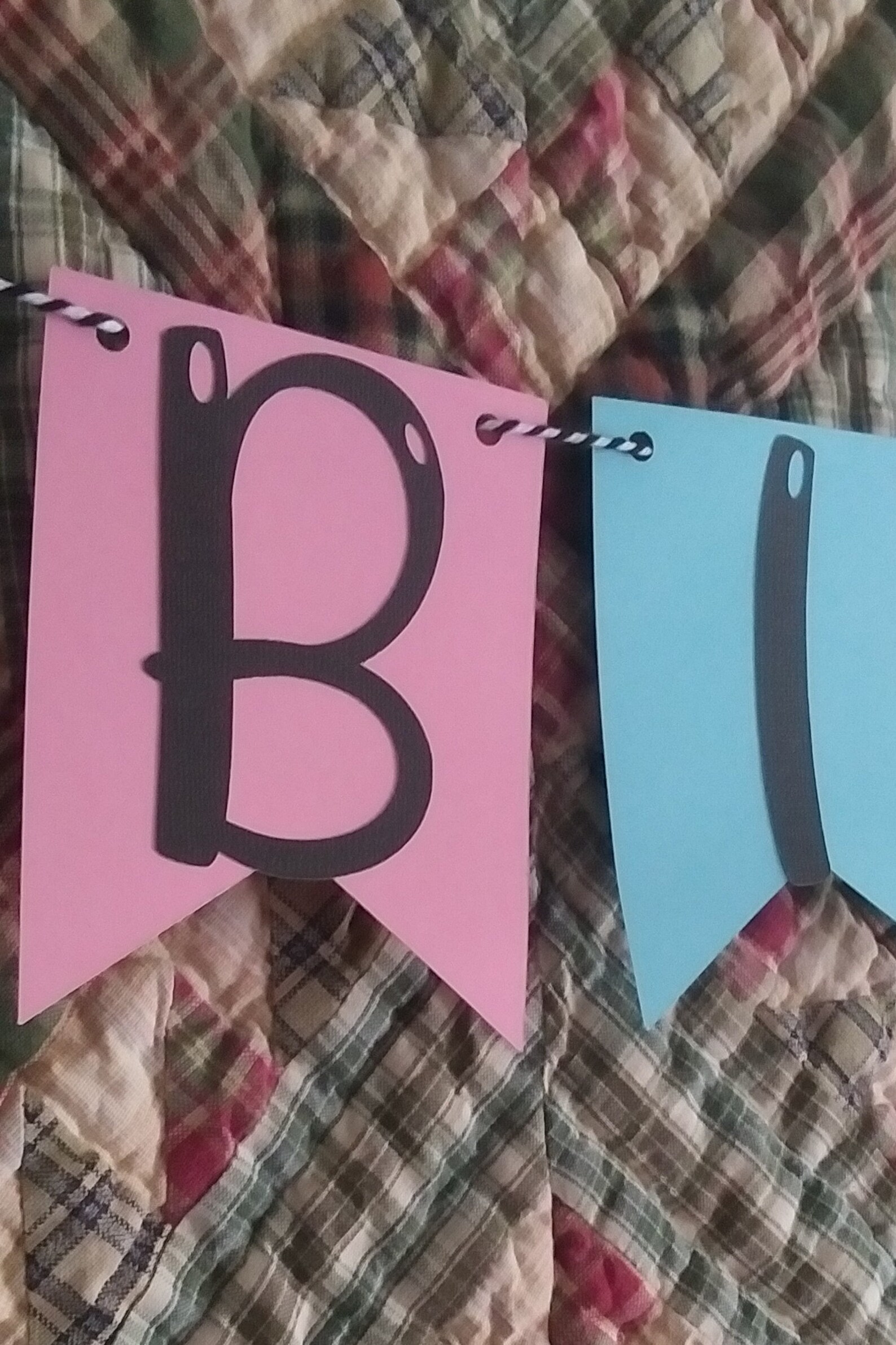 Personalised Rainbow Birthday Bunting - Handmade Card Stock Party Decoration, 2.5m Length