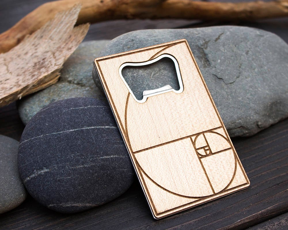Charming Bottle Opener with the Fibonacci Symbol