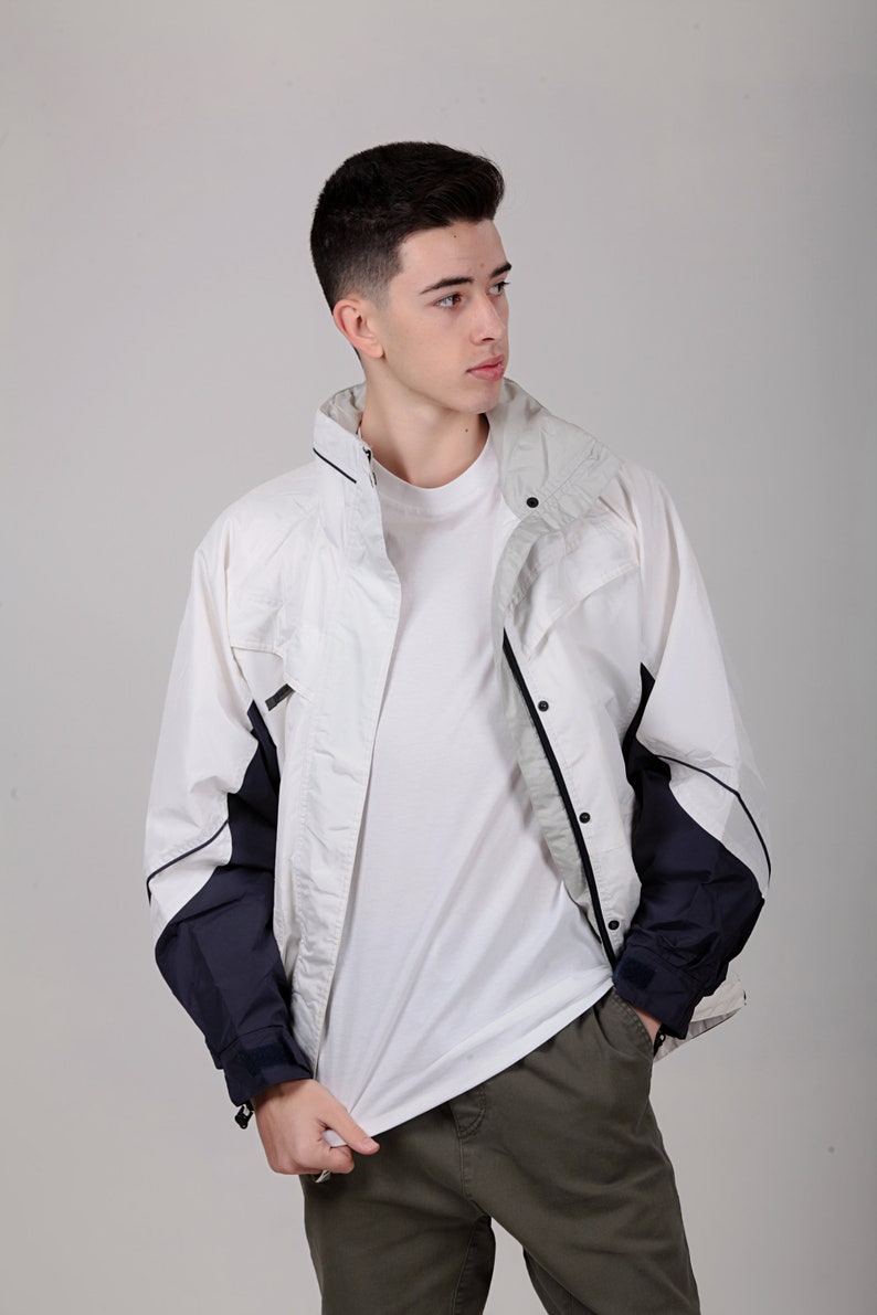Size S Germany. Vintage White Outdoors Jacket