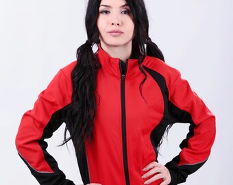 black red jacket
