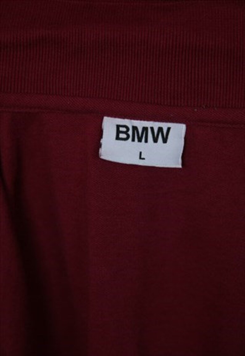 Vintage BMW MQ-Power Marron Polo shirt Size L.