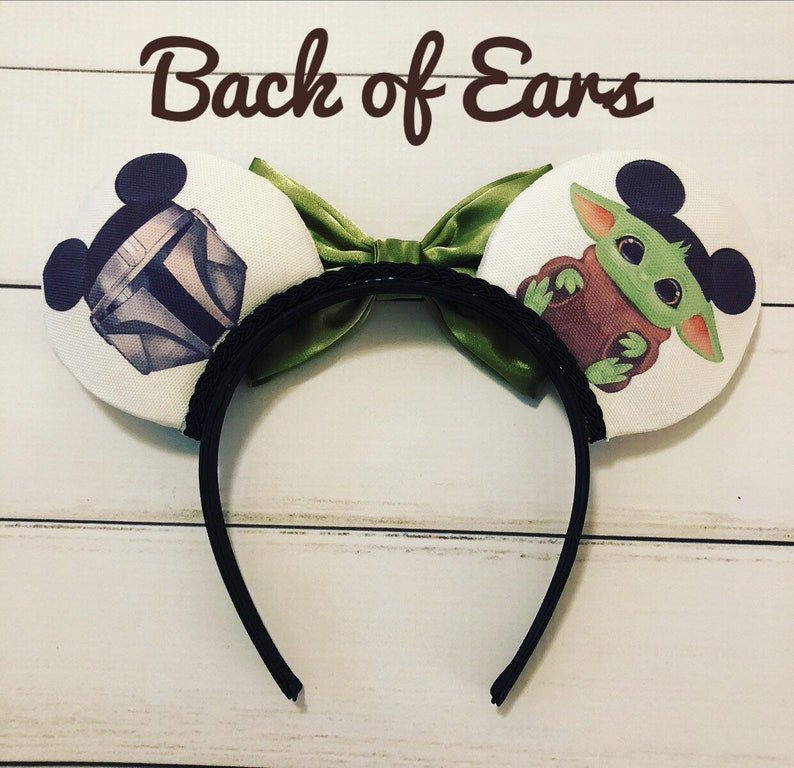 Download Baby Yoda Minnie Mouse Ears Headand | Etsy