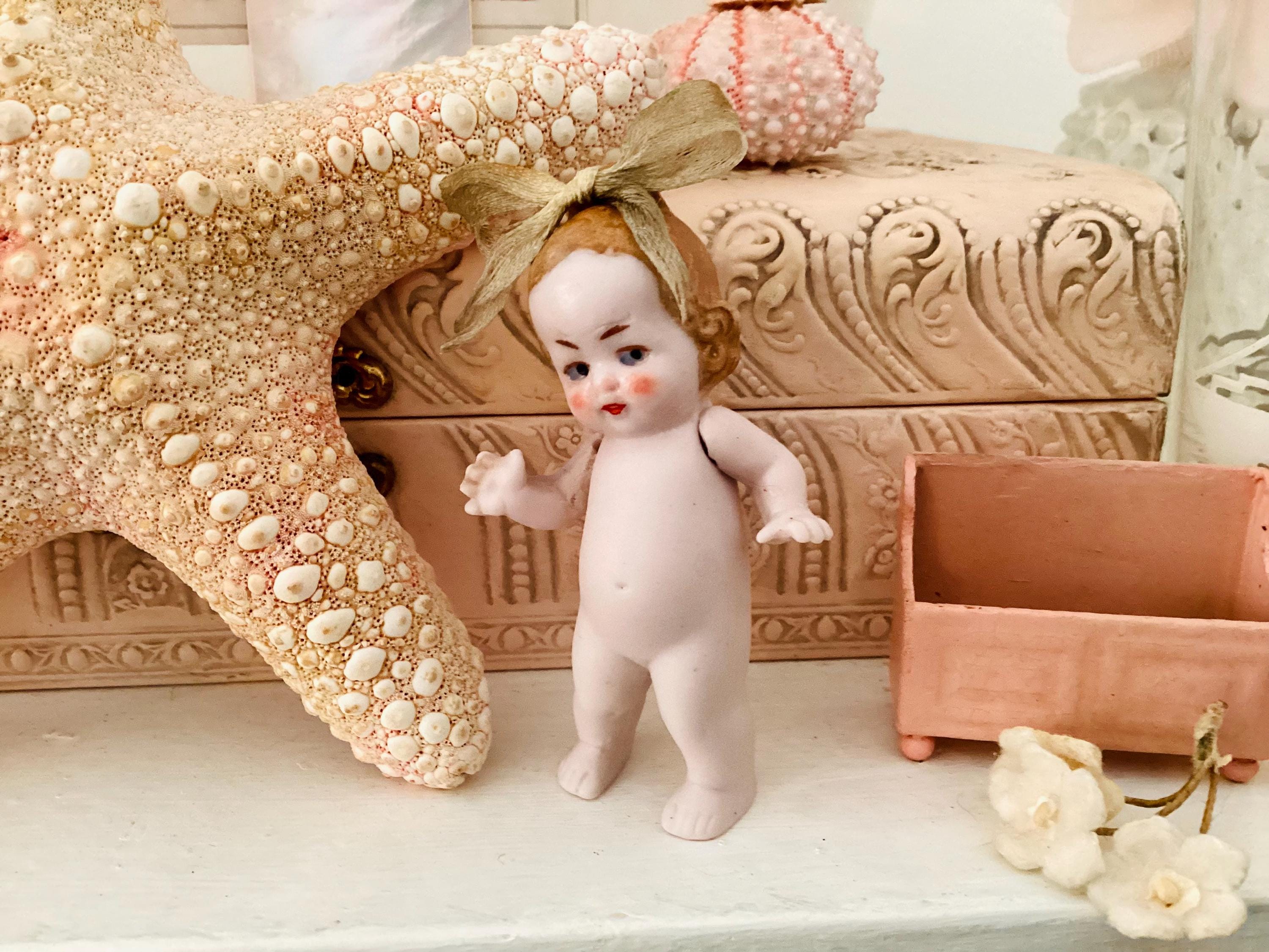 ショッピング激安 Hertwig オリジナル 新品箱付 アンティーク ドール 