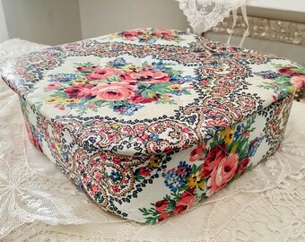 Antique Jewelry / Hanky / Sewing Box by Dream House Closet