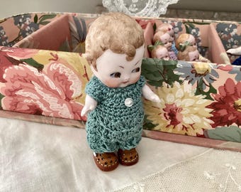 Tiny Bisque Antique German Toddler Doll Jointed Chubby Baby - Etsy