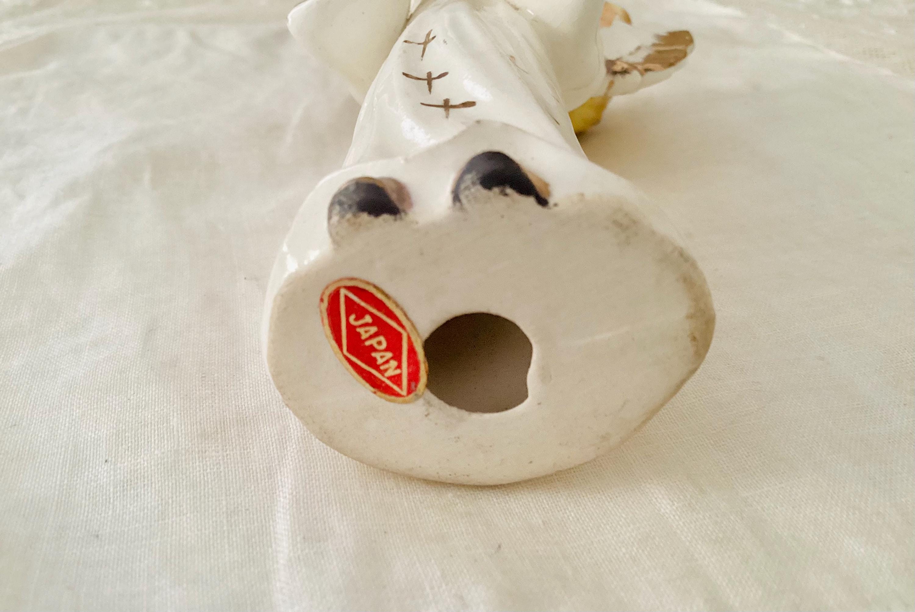 Singing Choir Angel Ardalt Japan Porcelain Cherub Angel Figurine