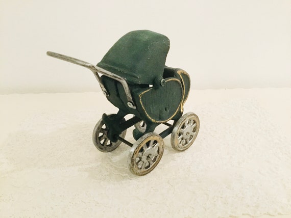 アンティーク鋳鉄人形ベビーバギーキャリッジベビーカー乳母車