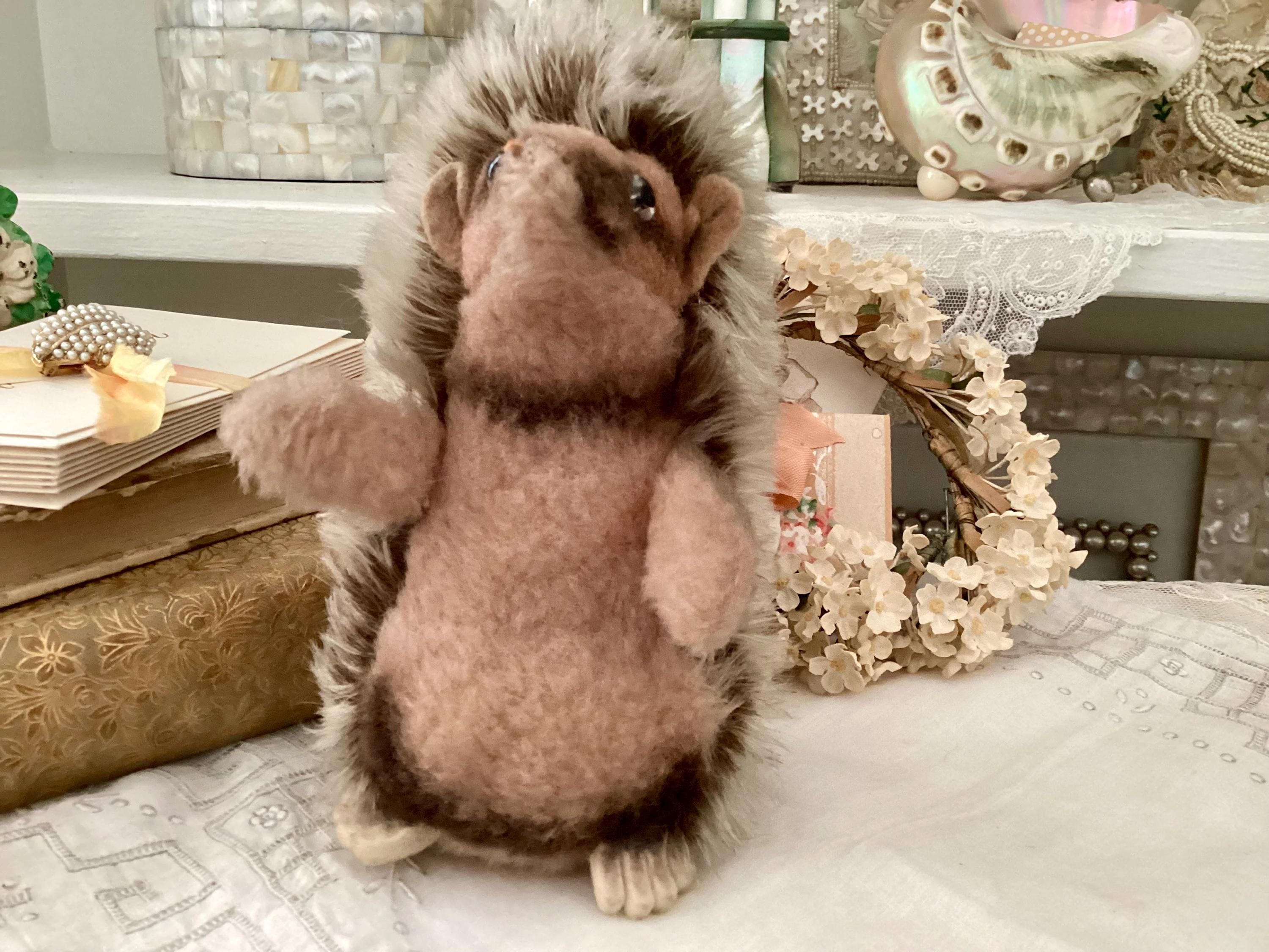 シュタイフ ハリネズミ ヴィンテージ モヘア ぬいぐるみ - Etsy 日本