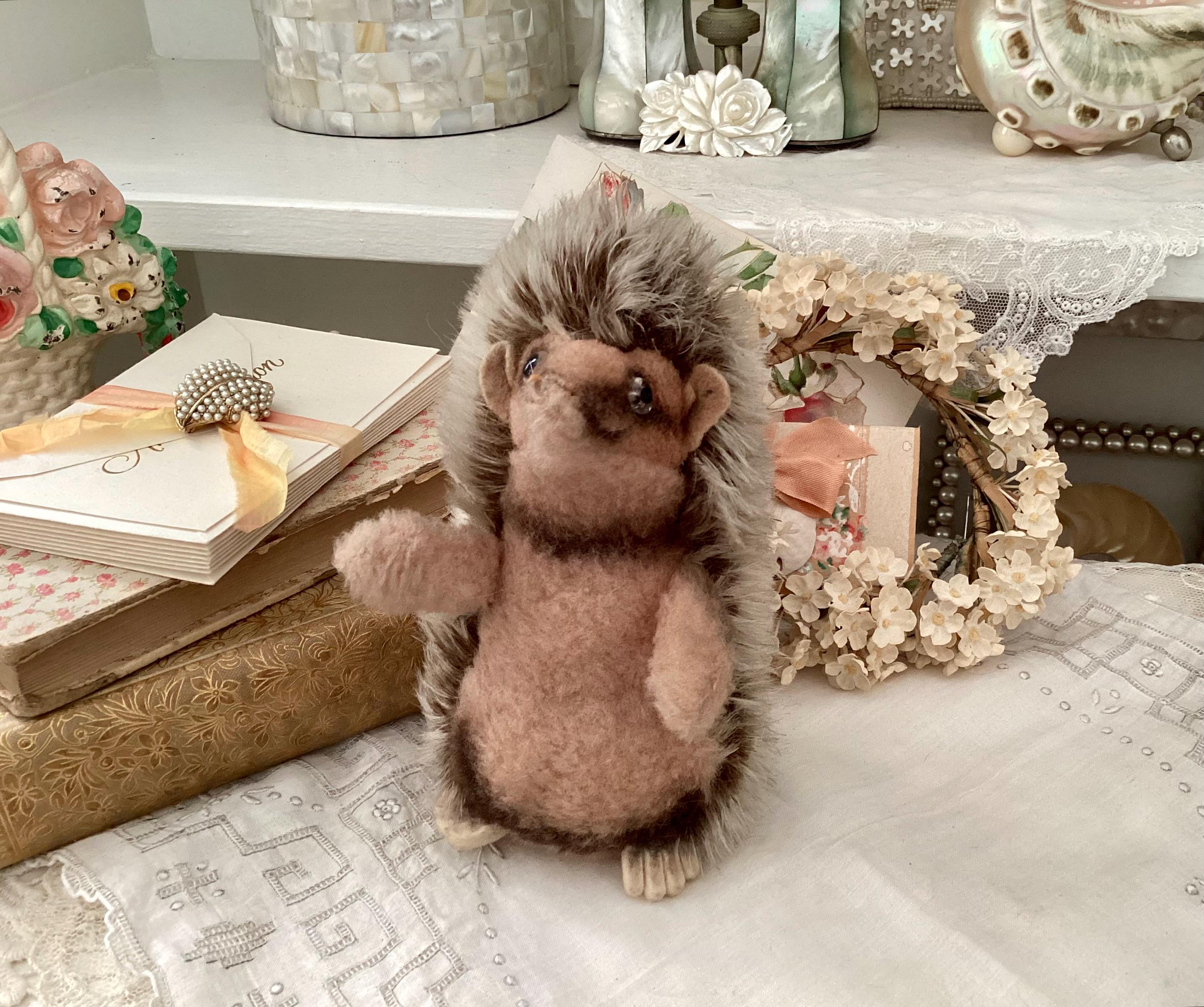 シュタイフ ハリネズミ ヴィンテージ モヘア ぬいぐるみ - Etsy 日本