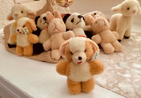 Vintage Mohair Bear by Dakin - Stuffed Animal - Ornament, Pure Wool