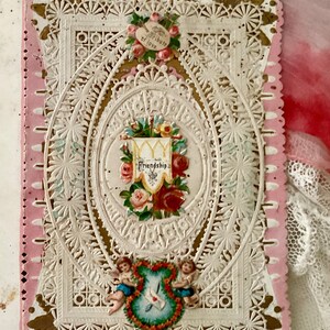 Carte de voeux, Éphémère, Ancien en relief, Soumission de l'amour