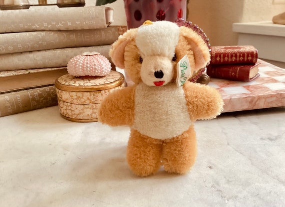 Vintage Mohair Bear by Dakin - Stuffed Animal - Ornament, Pure Wool