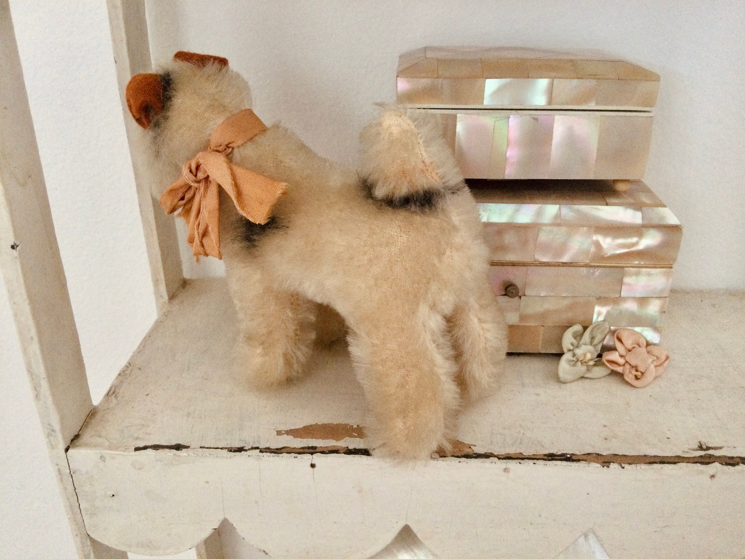 時を超えて愛される テリア犬 ぬいぐるみ フランス ビンテージ