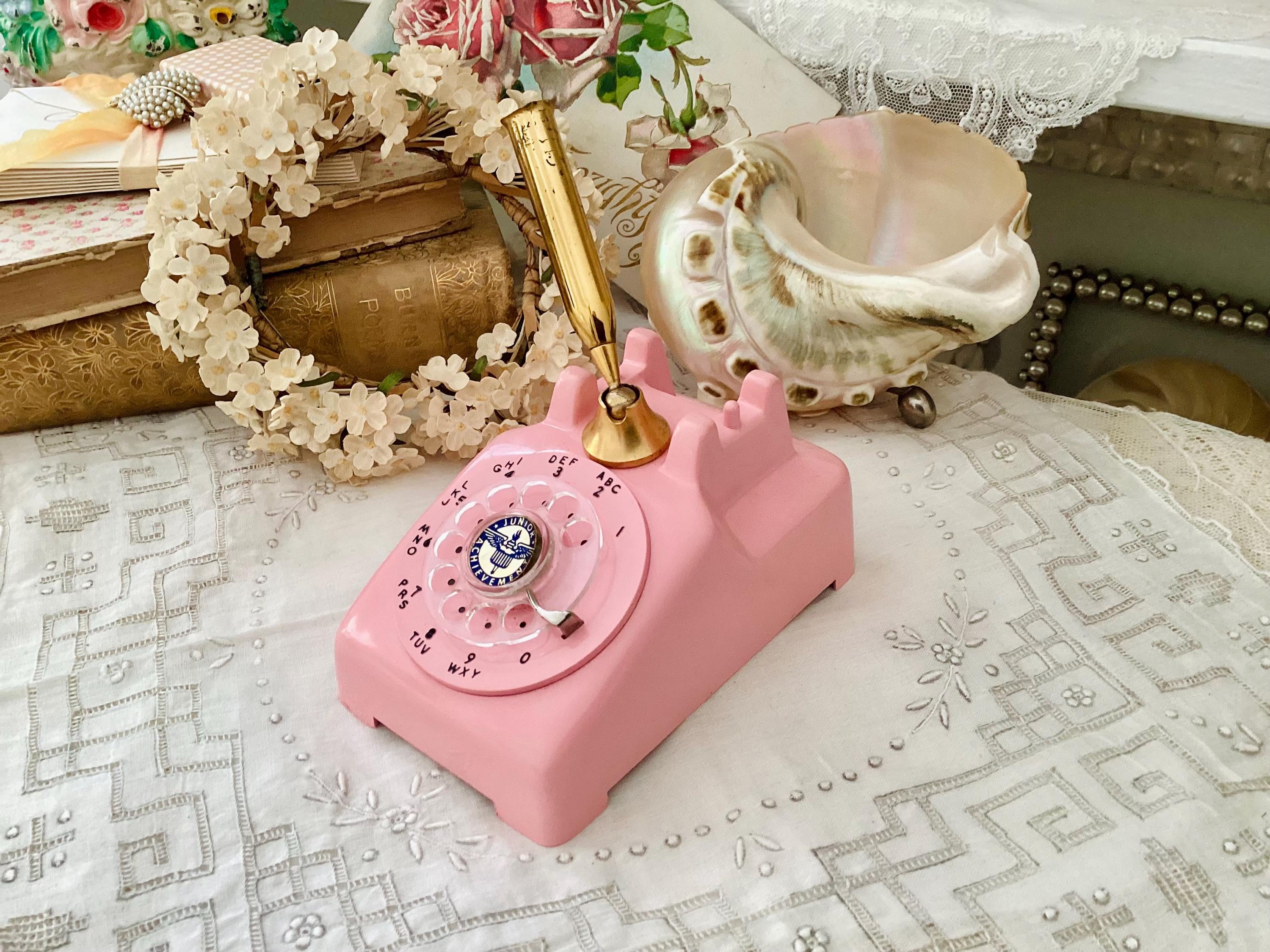 Pink Telephone Toy - Etsy