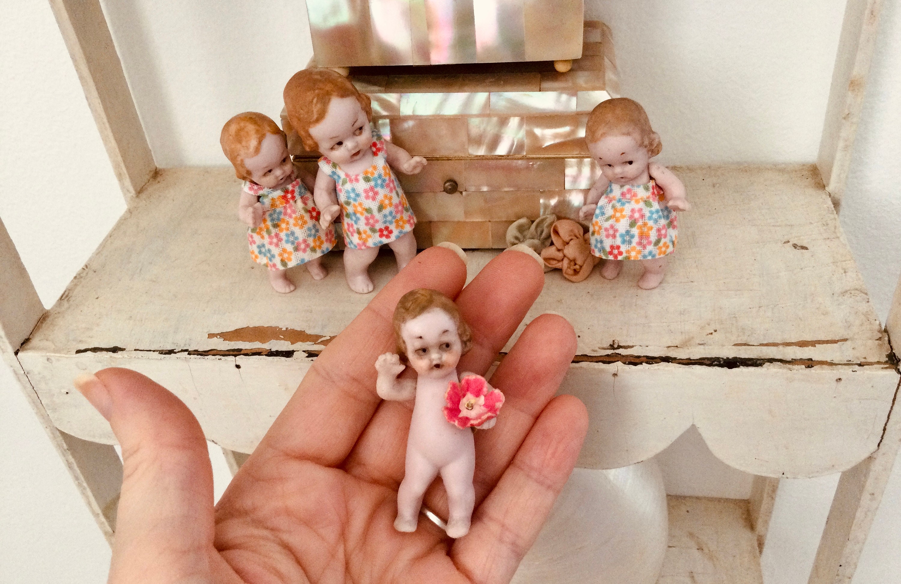 Antique Bisque Doll [xd61711] - $100.00 : Miniature Cottage, Dollhouse  Miniatures in Nashville