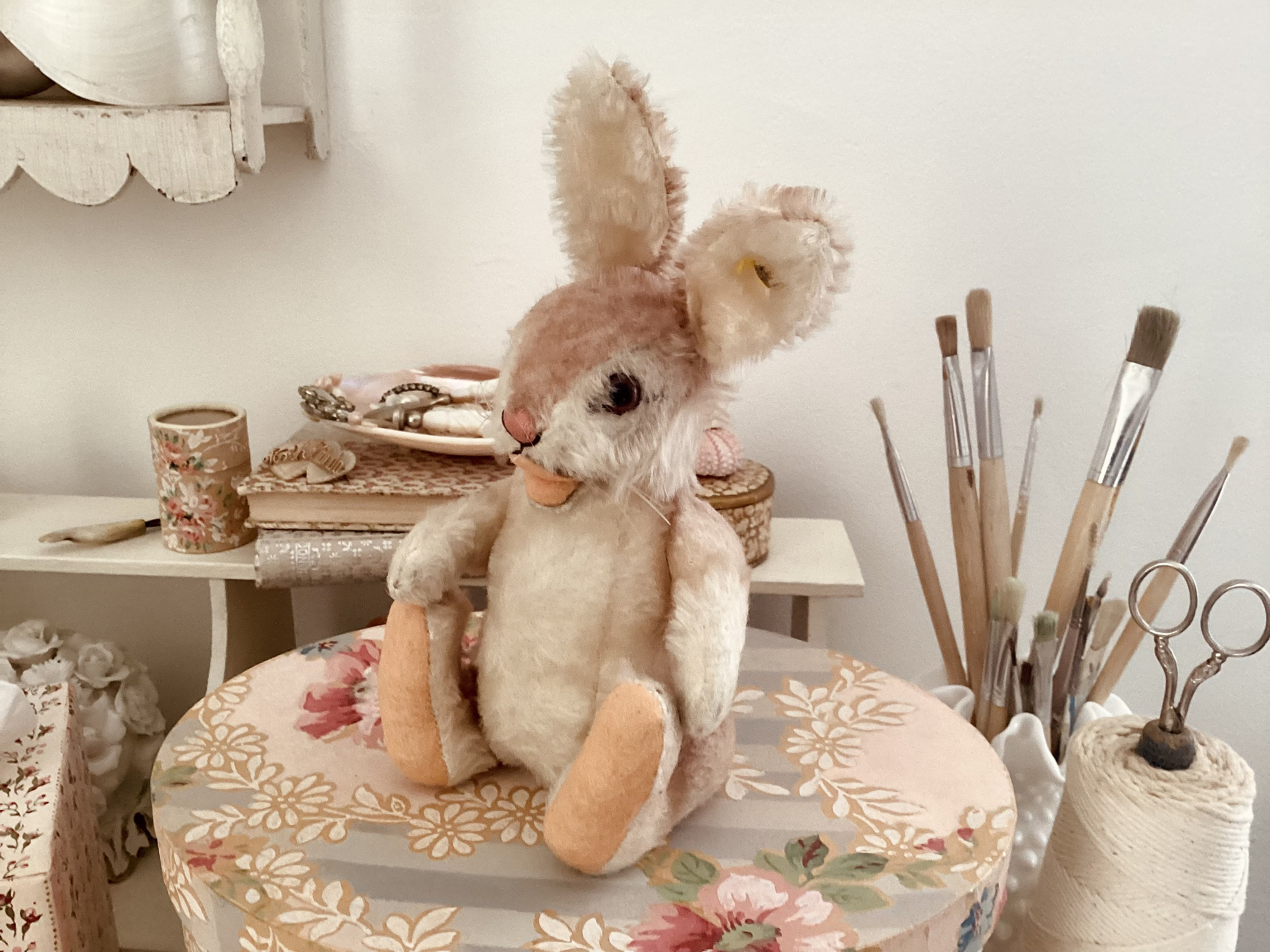 【美品】シュタイフ　ぬいぐるみ　　うさぎ　　ヴィンテージ ウサギ | .usagi