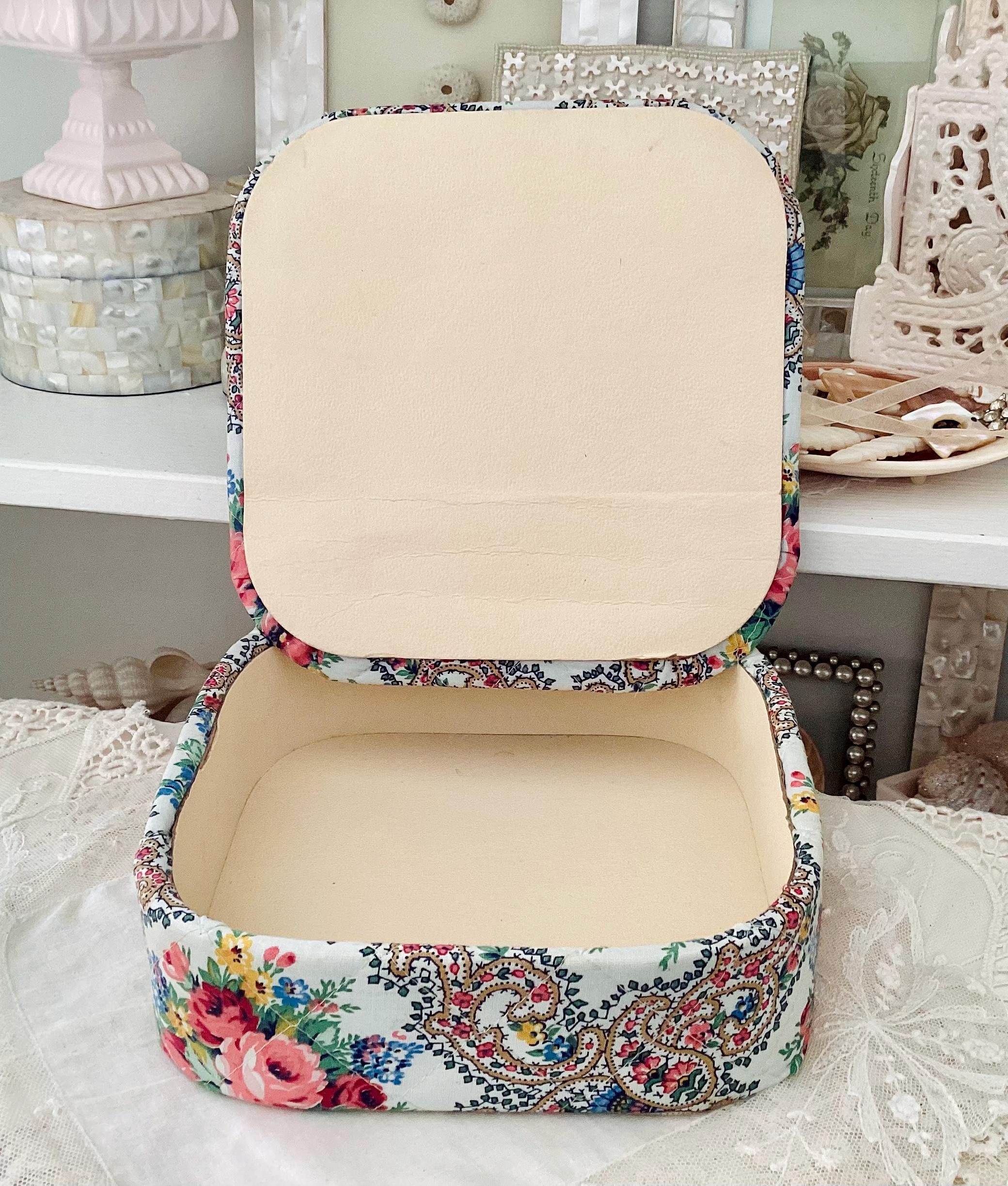 Antique Jewelry / Hanky / Sewing Box by Dream House Closet