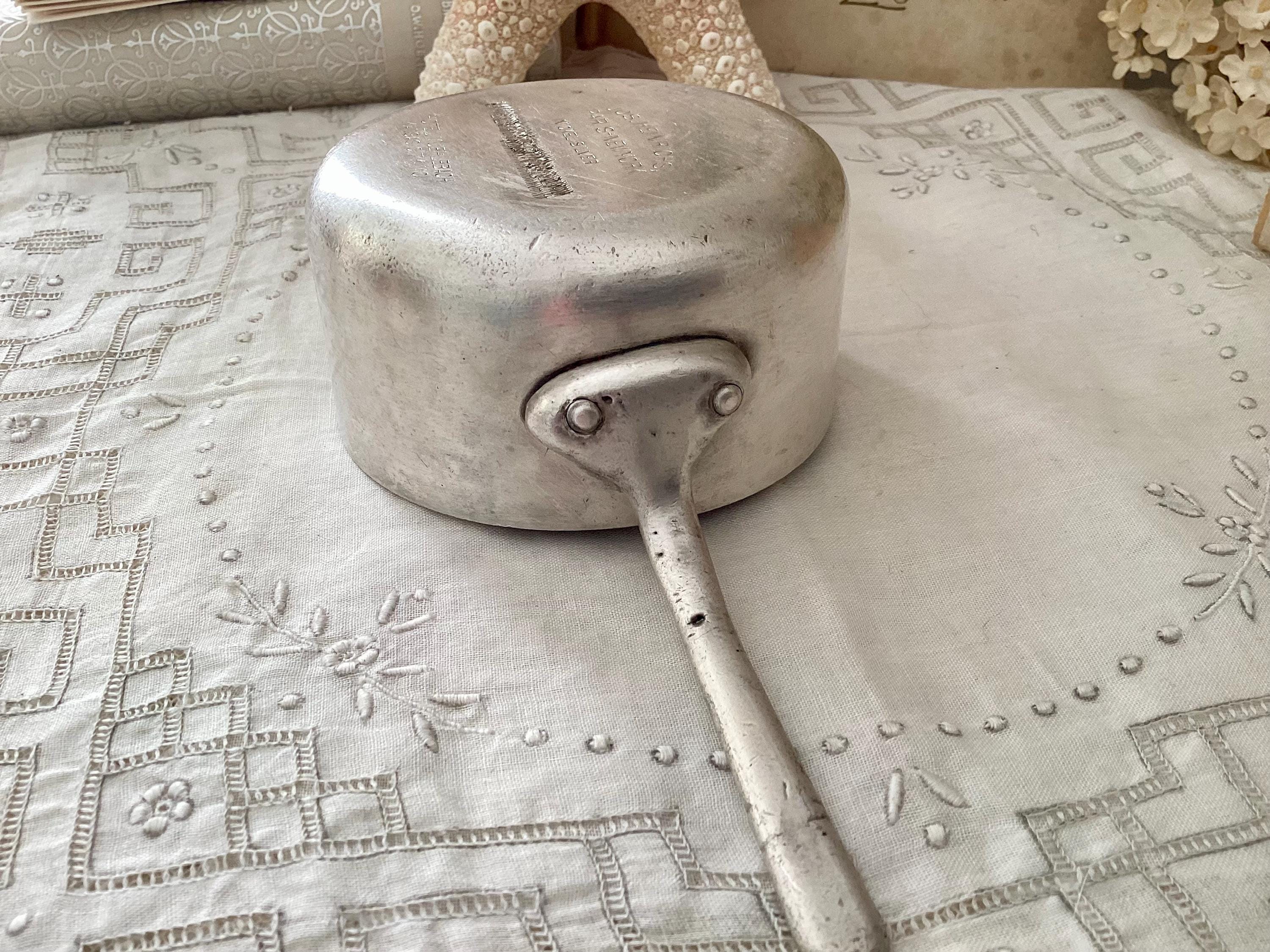 Jos Heinrich's Nickel Silver Sauce Pan, Measuring Cup, New York