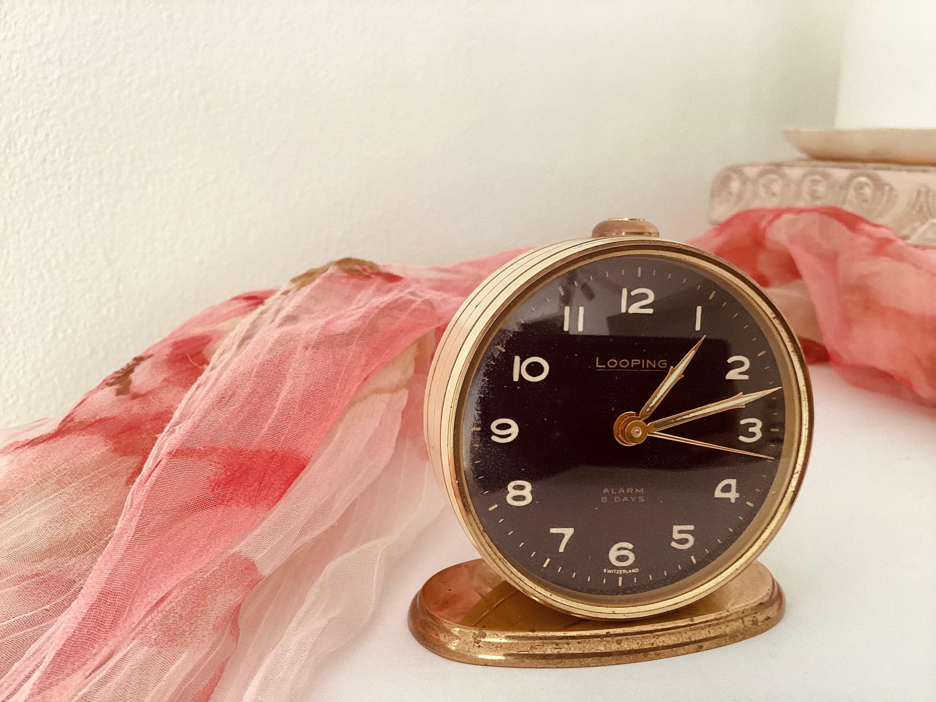 Vintage Swiss Looping Alarm Clock - Etsy Canada