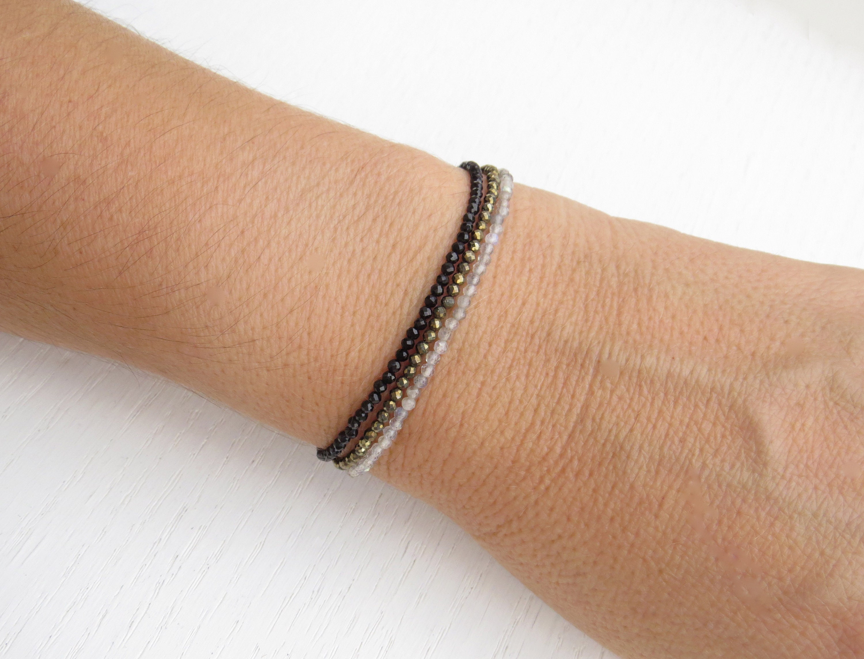 Pyrite Bracelet Adjustable Gold Pyrite Bracelet Iron Pyrite | Etsy