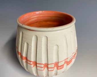 Colored clay tumbler