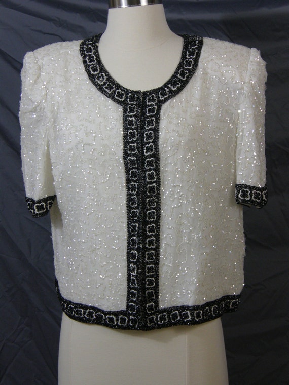 Laurence Kazar perfect little jacket...sparkle in 