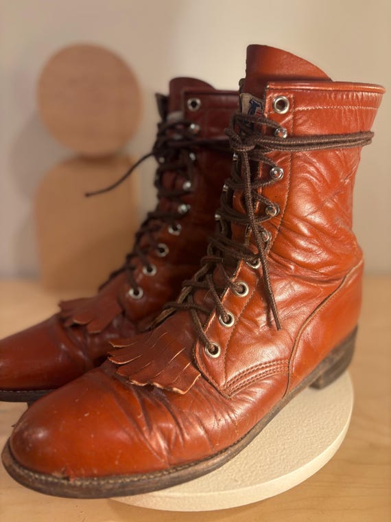 Justin lacer roper boots women’s 8.5B