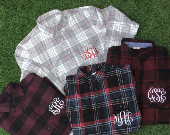 9 Burgundy Bridesmaid Flannel Shirts Assorted Wine Bridesmaids Etsy