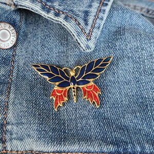 Lovely Enamel Butterfly Brooch